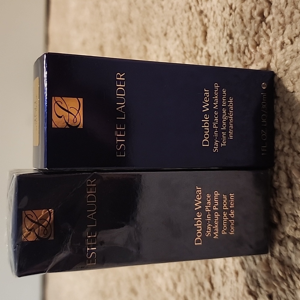 Estee Lauder Original Double Wear Foundation Shell Beige 4N1 & Pump